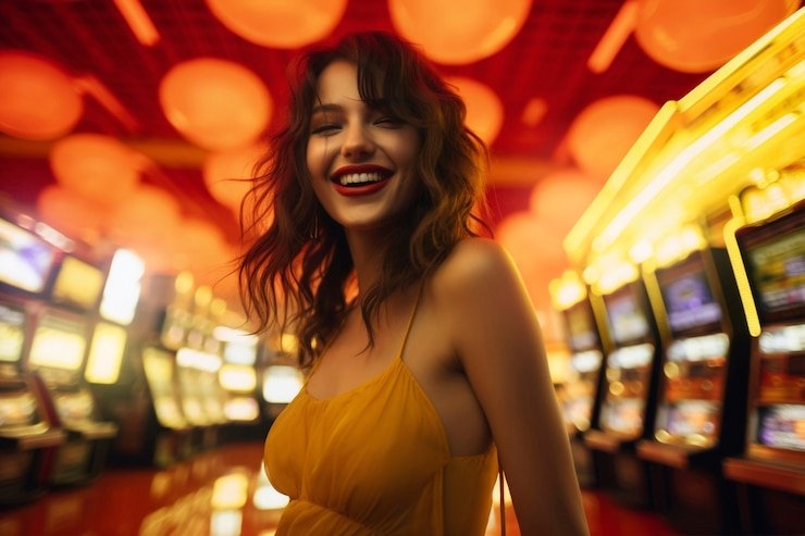 Fitur putaran gratis di Bikini Paradise dengan simbol wild dan pengganda